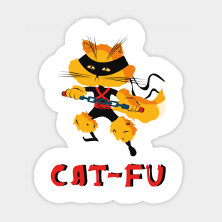 Ninja cat Sticker